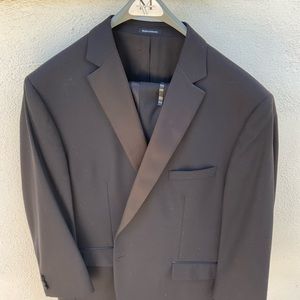 52R Black Tux Pronto Uomo Wool